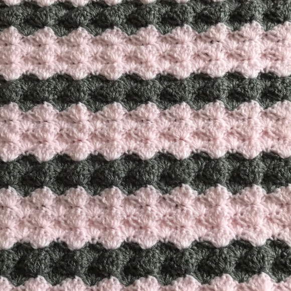 Handmade Crotchet Baby Blanket - Picture 2 of 5